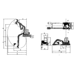 Minibagger TBFR53 Zeichnung